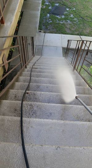 Pressure washing in August F. Haw, CA by Hot Shot Commercial Services, LLC